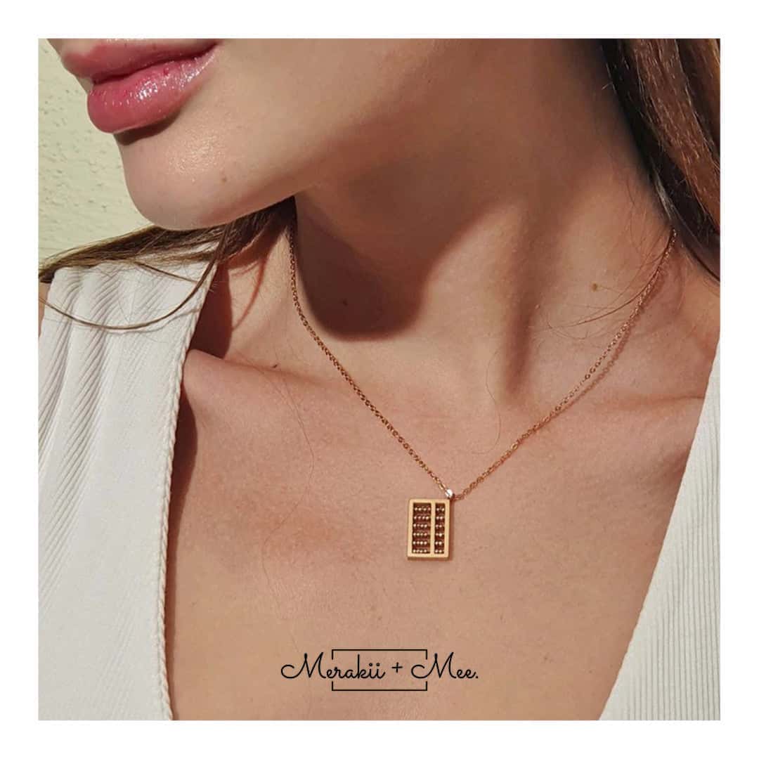 Abacus Necklace
