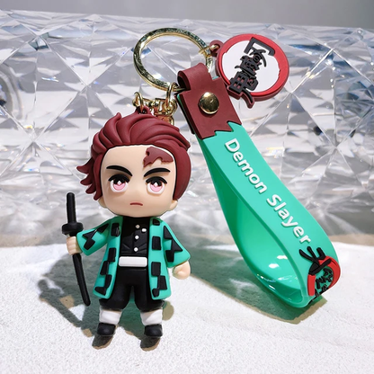 Exclusive Demon Slayer Anime Keychain | Tanjiro & Nezuko Collectible