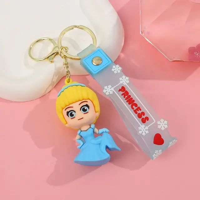 Little Disney Princess 3D Silicon Keychain