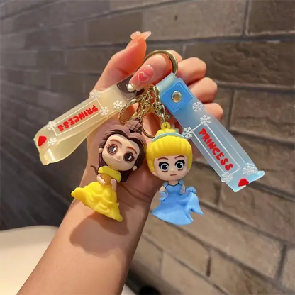 Little Disney Princess 3D Silicon Keychain