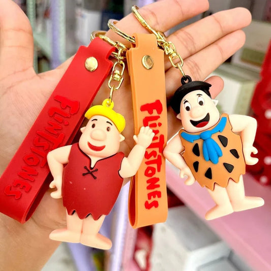 Flinstones Silicone Keychain - Perfect Gift for 90s Kids!
