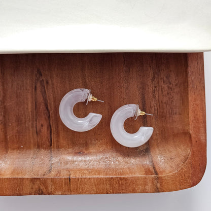 Acrylic Mini Hoops