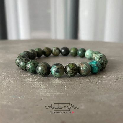 African Turquoise Bracelet