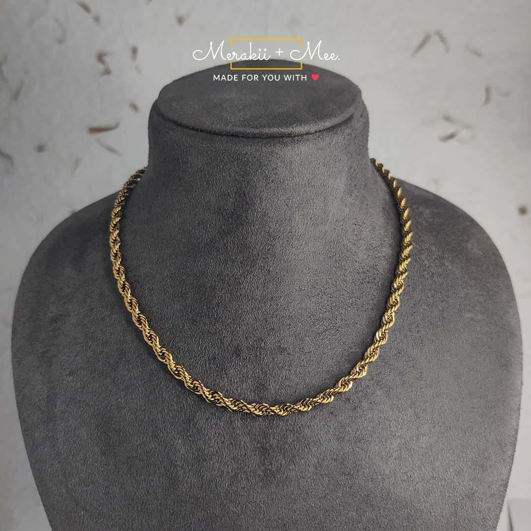 Gold Twisted Chain