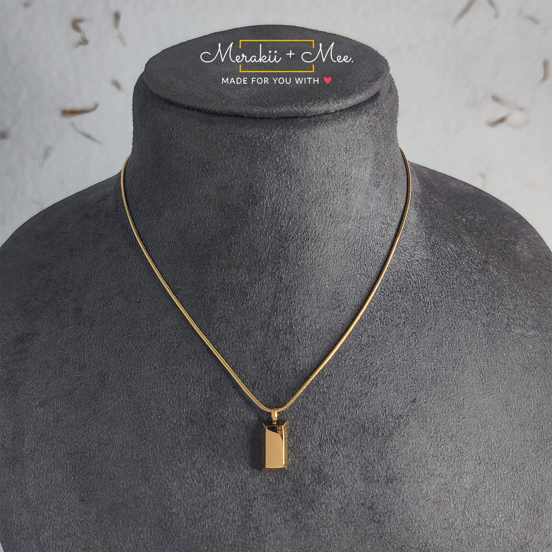 Aurelian Gold Biscuit Pendant