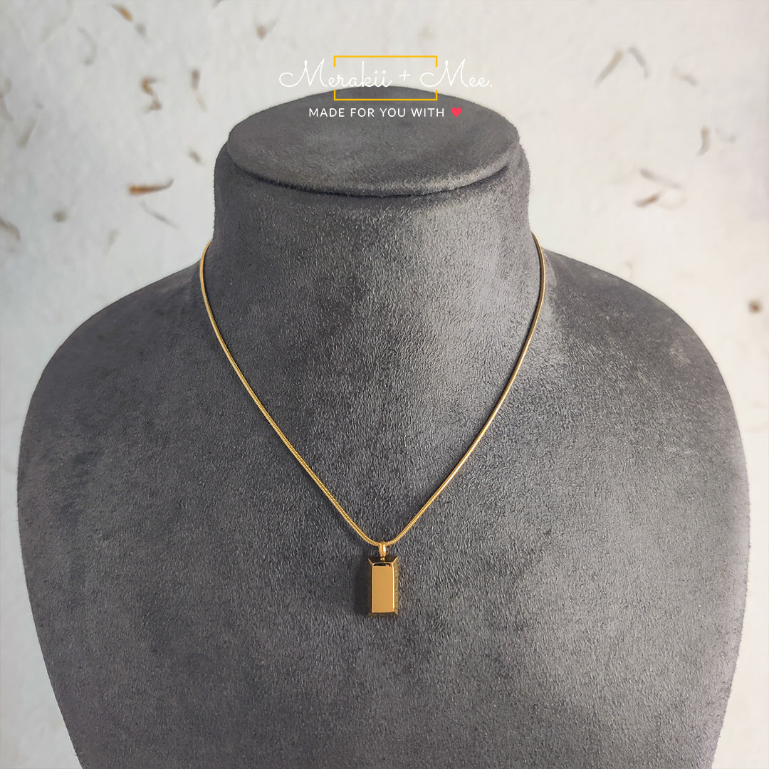 Aurelian Gold Biscuit Pendant