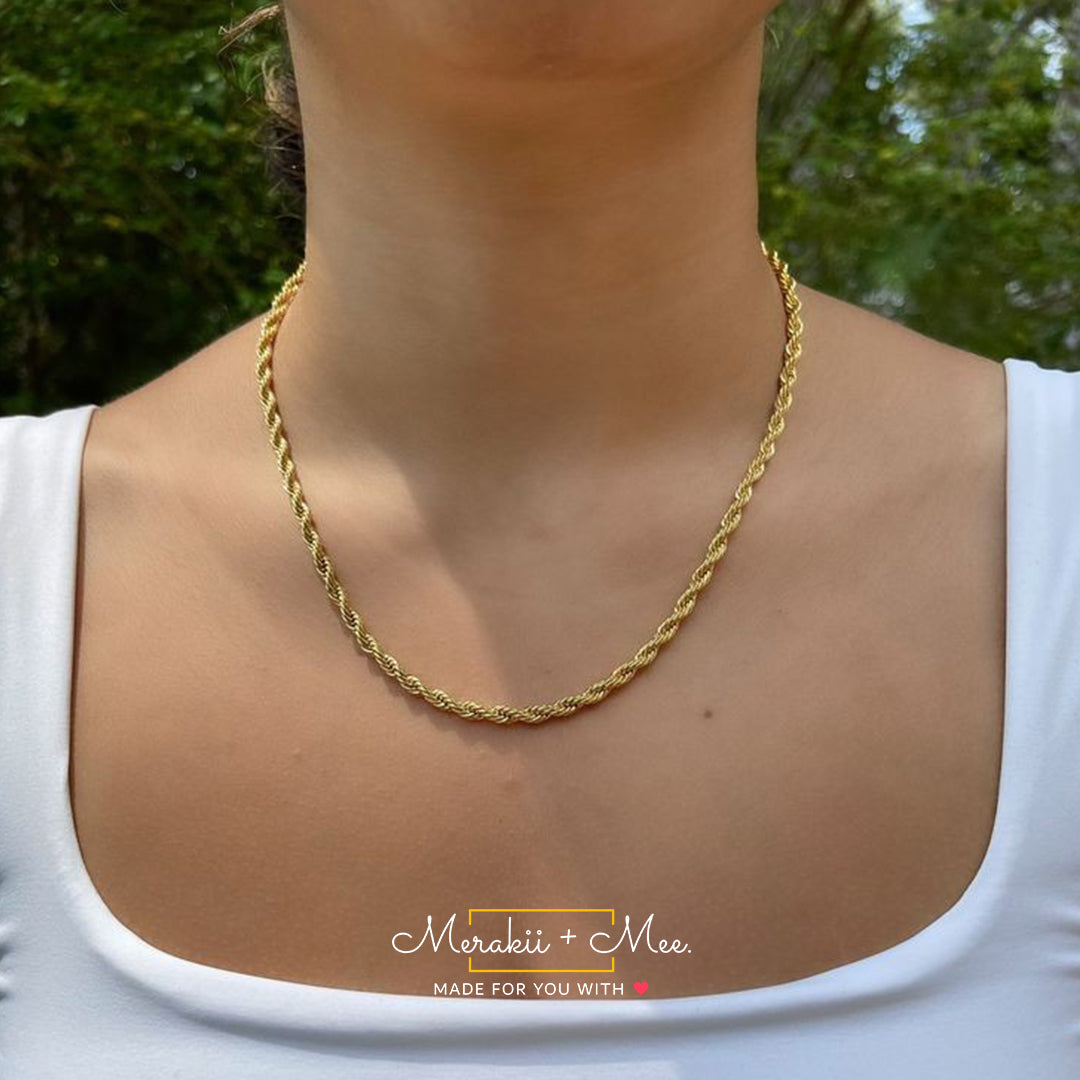 Gold Twisted Chain