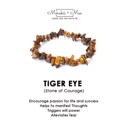 Tiger Eye Chip Bracelet