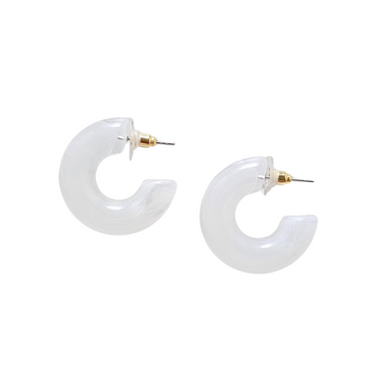 Acrylic Mini Hoops