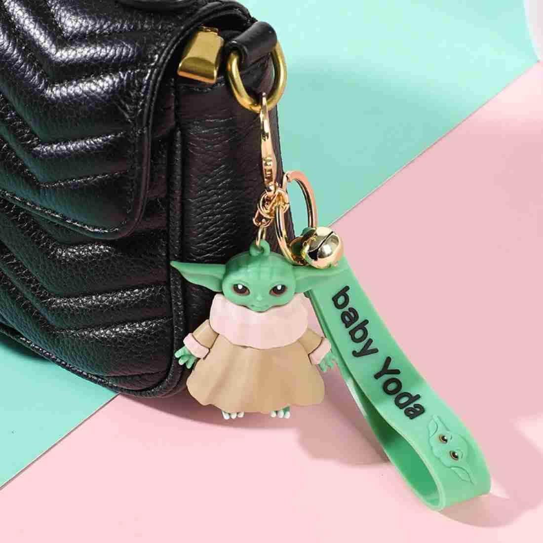 Baby Yoda Keychain with Bagcharm and Strap (STAR WARS KEYCHAIN)