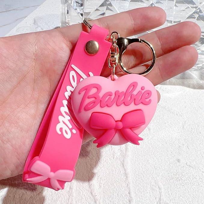 Barbie Premium Rubber Keychain with Strap
