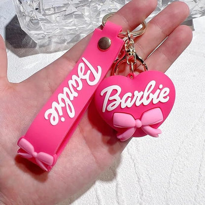 Barbie Premium Rubber Keychain with Strap