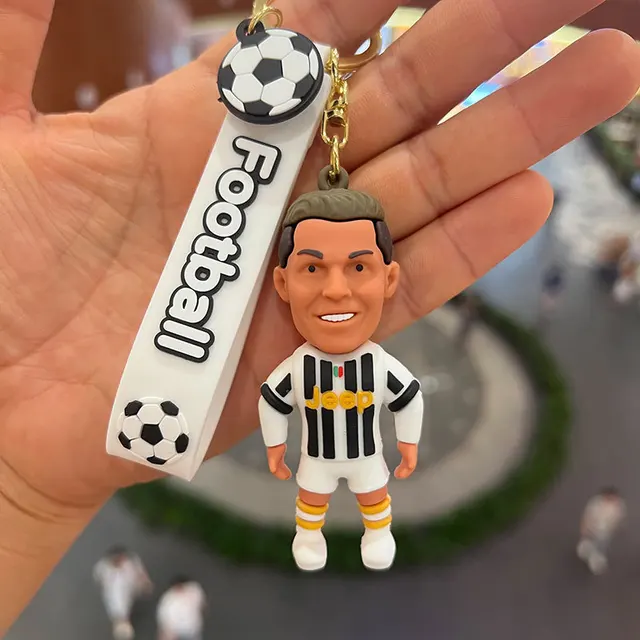 Cristiano Ronaldo Rubber Keychain