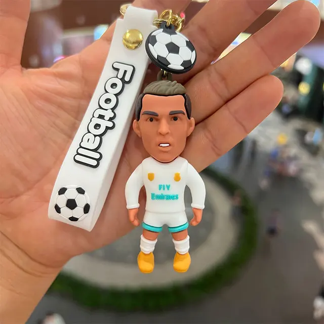 Cristiano Ronaldo Rubber Keychain