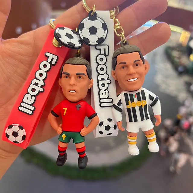 Cristiano Ronaldo Rubber Keychain