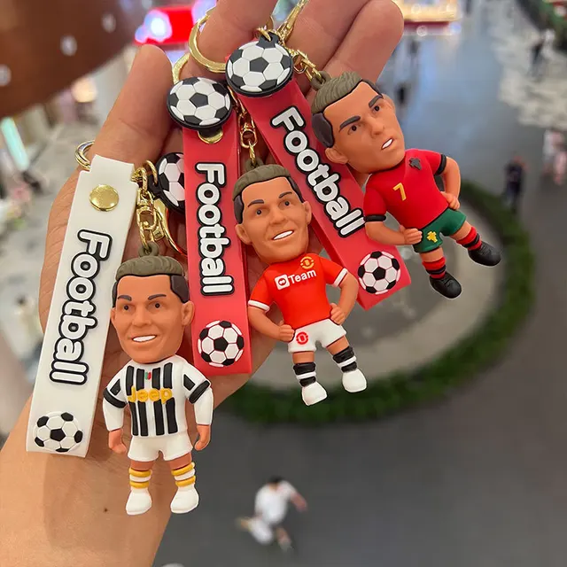 Cristiano Ronaldo Rubber Keychain