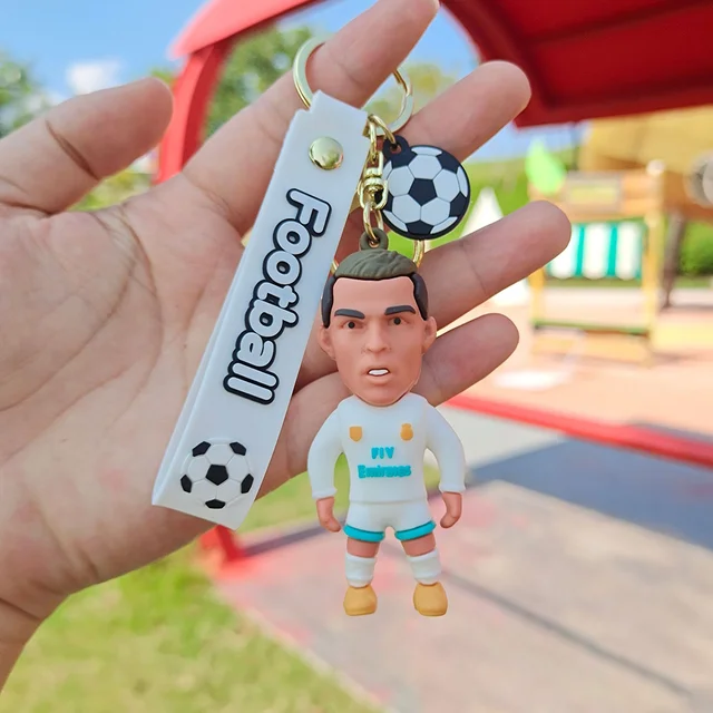 Cristiano Ronaldo Rubber Keychain