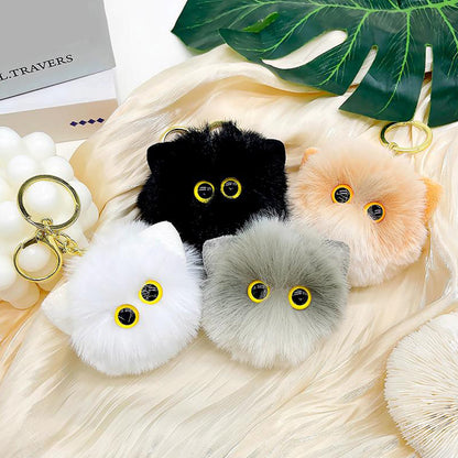 Cute Plush Cat Keychain Soft Toy Keyring