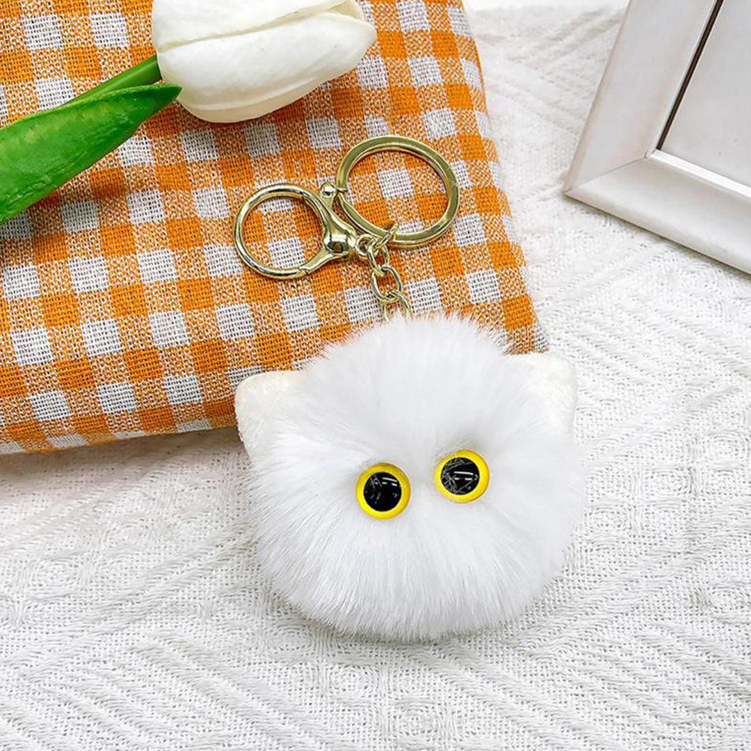 Cute Plush Cat Keychain Soft Toy Keyring