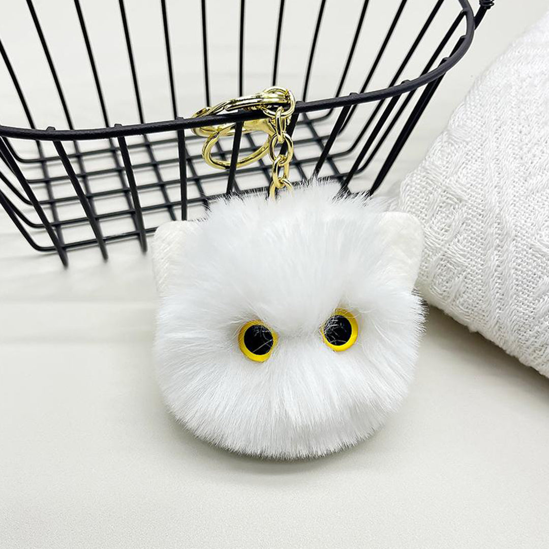 Cute Plush Cat Keychain Soft Toy Keyring