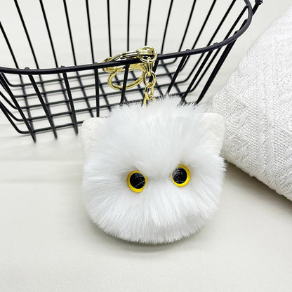 Cute Plush Cat Keychain Soft Toy Keyring