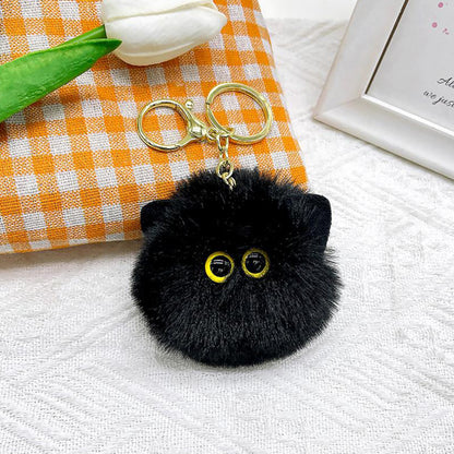 Cute Plush Cat Keychain Soft Toy Keyring