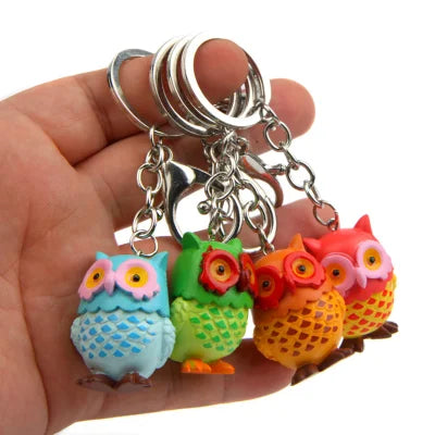 Owl-shaped Keychain Carabiner | Creative Key Chain Keyring