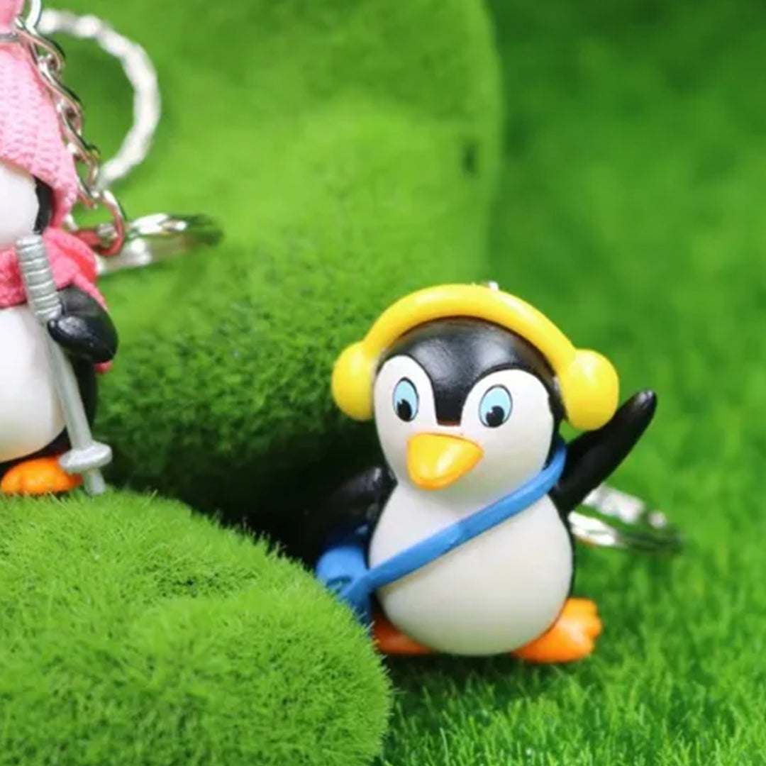 Cute Penguin Bird 3D Keychain: A Charming Companion [Pack of 2]