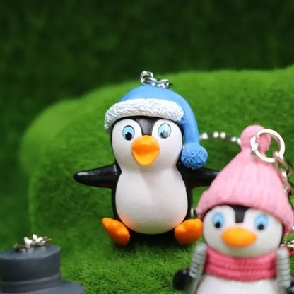 Cute Penguin Bird 3D Keychain: A Charming Companion [Pack of 2]