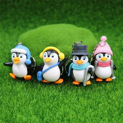 Cute Penguin Bird 3D Keychain: A Charming Companion [Pack of 2]