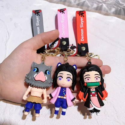 Exclusive Demon Slayer Anime Keychain | Tanjiro & Nezuko Collectible