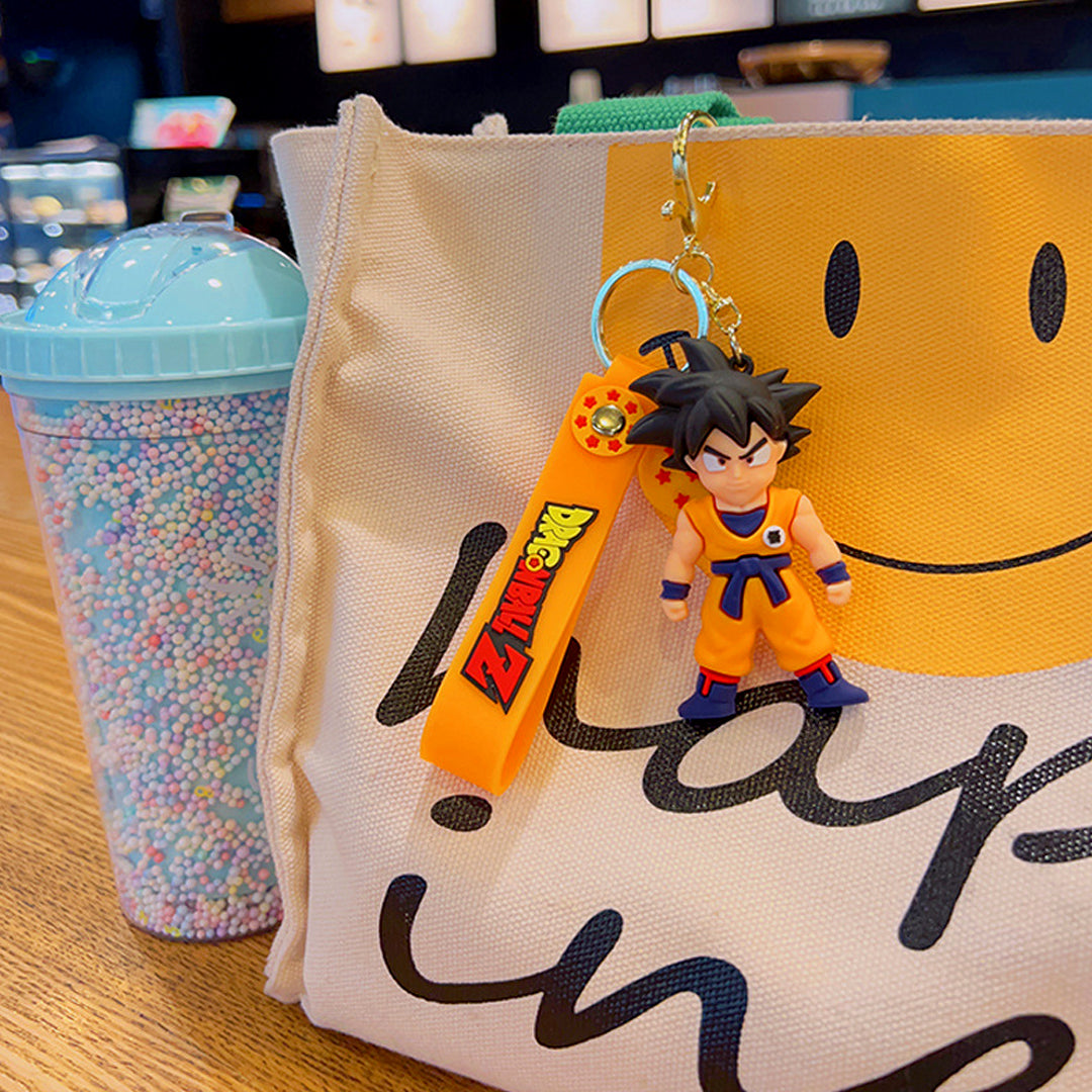 Dragon Ball Z - Goku 3D Keychain with Wrist Strap and Charm