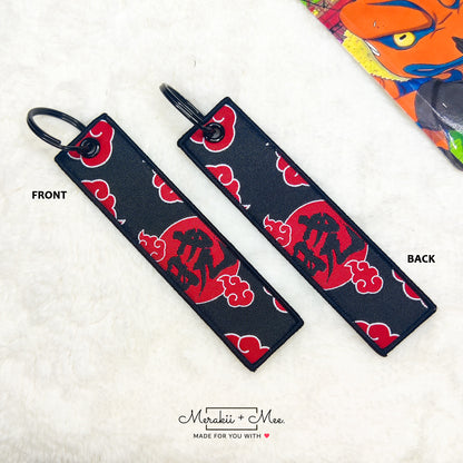 Japanese Anime Inspired Fabric Key charms for bags, keys, backpack