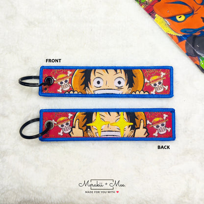 Japanese Anime Inspired Fabric Key charms for bags, keys, backpack