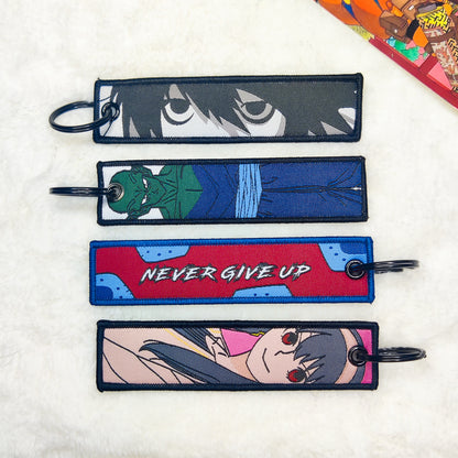 Japanese Anime Manga Series Inspired Fabric Keychain & Bagtags | Anime Merchandise