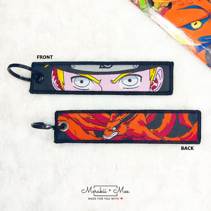 Naruto Anime Japanese Manga Fabric Keytags for Bags, Keys, Car, Bike etc.