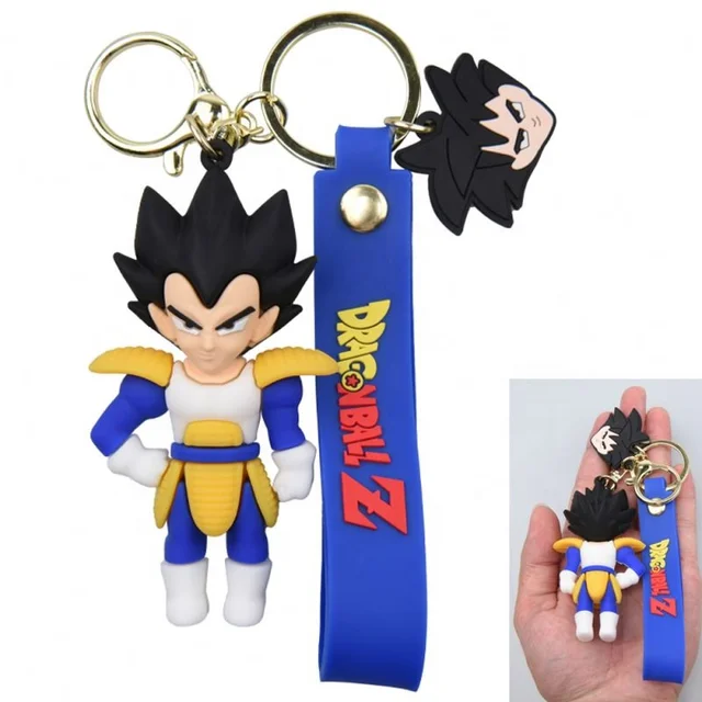 Goku Dragon Ball-Z Anime Character 3D Rubber Keychain
