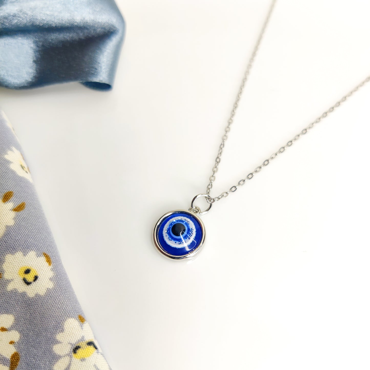 Bold Bleu Evil Eye Necklace