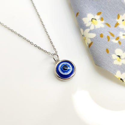 Bold Bleu Evil Eye Necklace