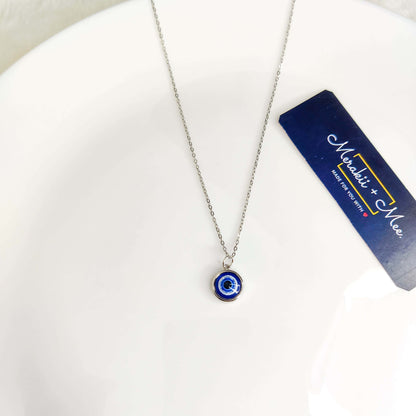 Bold Bleu Evil Eye Necklace