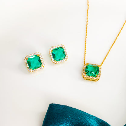 Sea Green Stone Combo Set