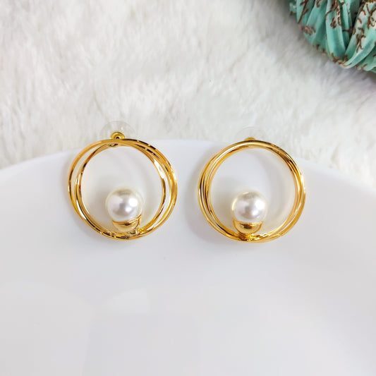 Golden Lamp Earrings