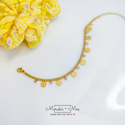 Melora Gold Sparkle Bracelet