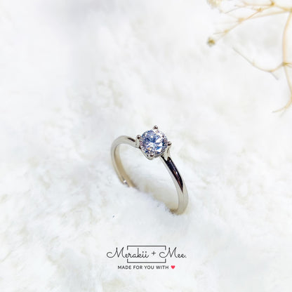 Delicate Diamond Promise Ring