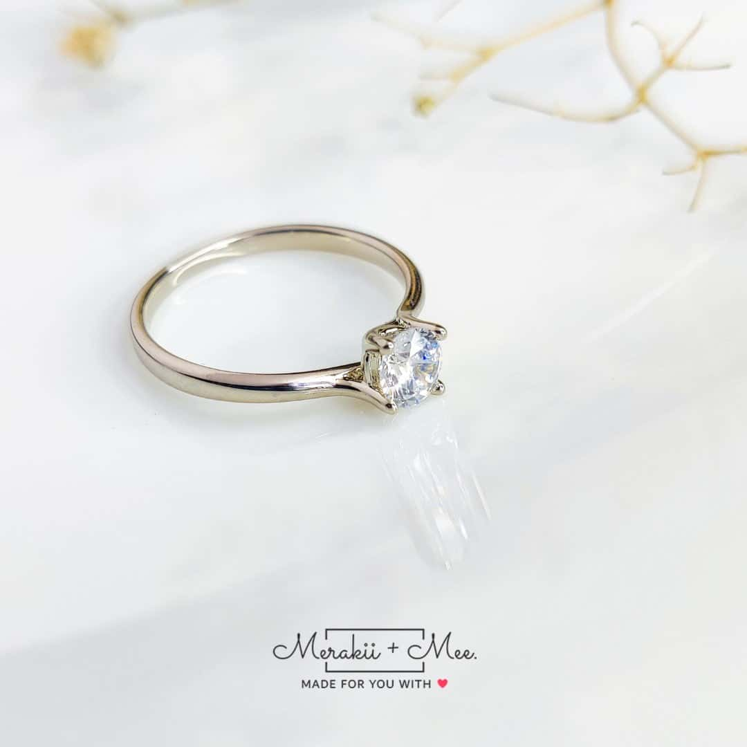 Delicate Diamond Promise Ring