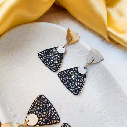 Noir Dangle Drop Earring