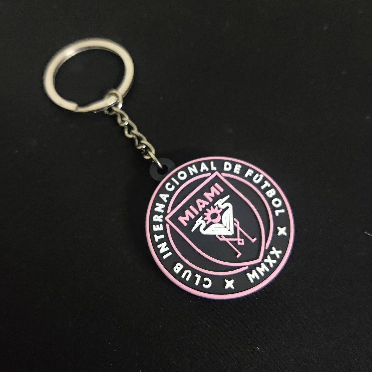 Inter Miami Chain Inter Miami CF | Premium Double Sided Rubber Keychain – Merakii Mee