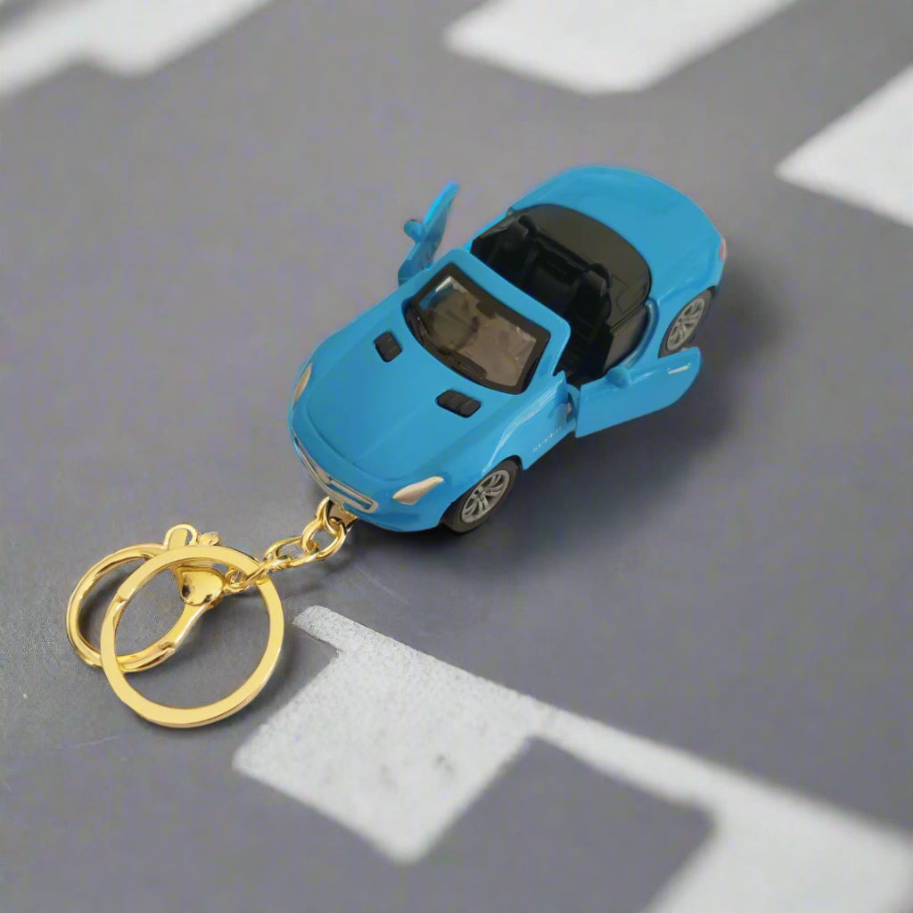 Miniature Supercars Pull-Back Diecast Toy Keychain – Luxury Sports Car Keyring