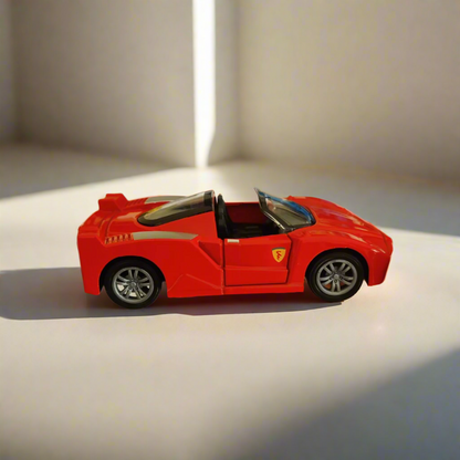 Miniature Supercars Pull-Back Diecast Toy Keychain – Luxury Sports Car Keyring