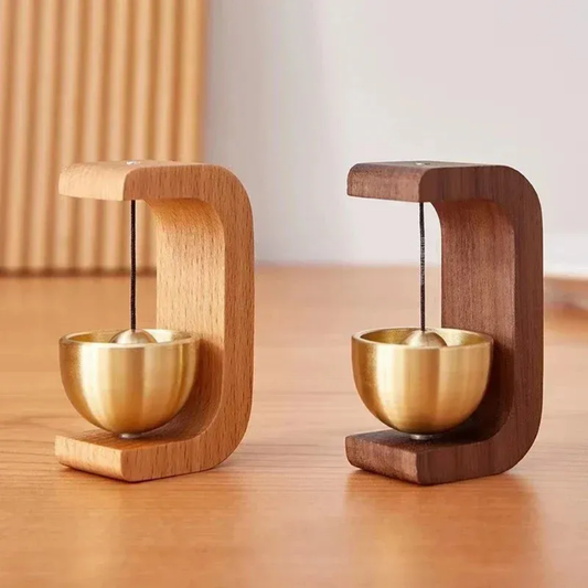 Japanese Wooden Shopkeeper Door Bell – Traditional Door Entrance Bell